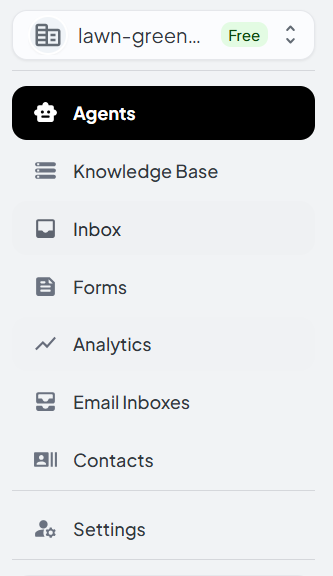 Sidebar Menu Overview